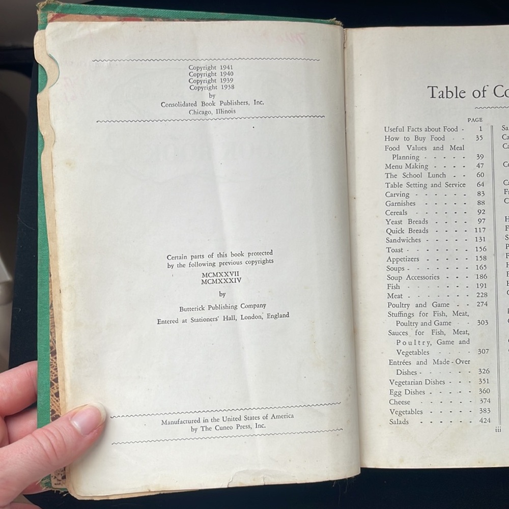 1941 International Edition of the American Woman’s Cook Book vintage hardcover - Picture 8 of 17